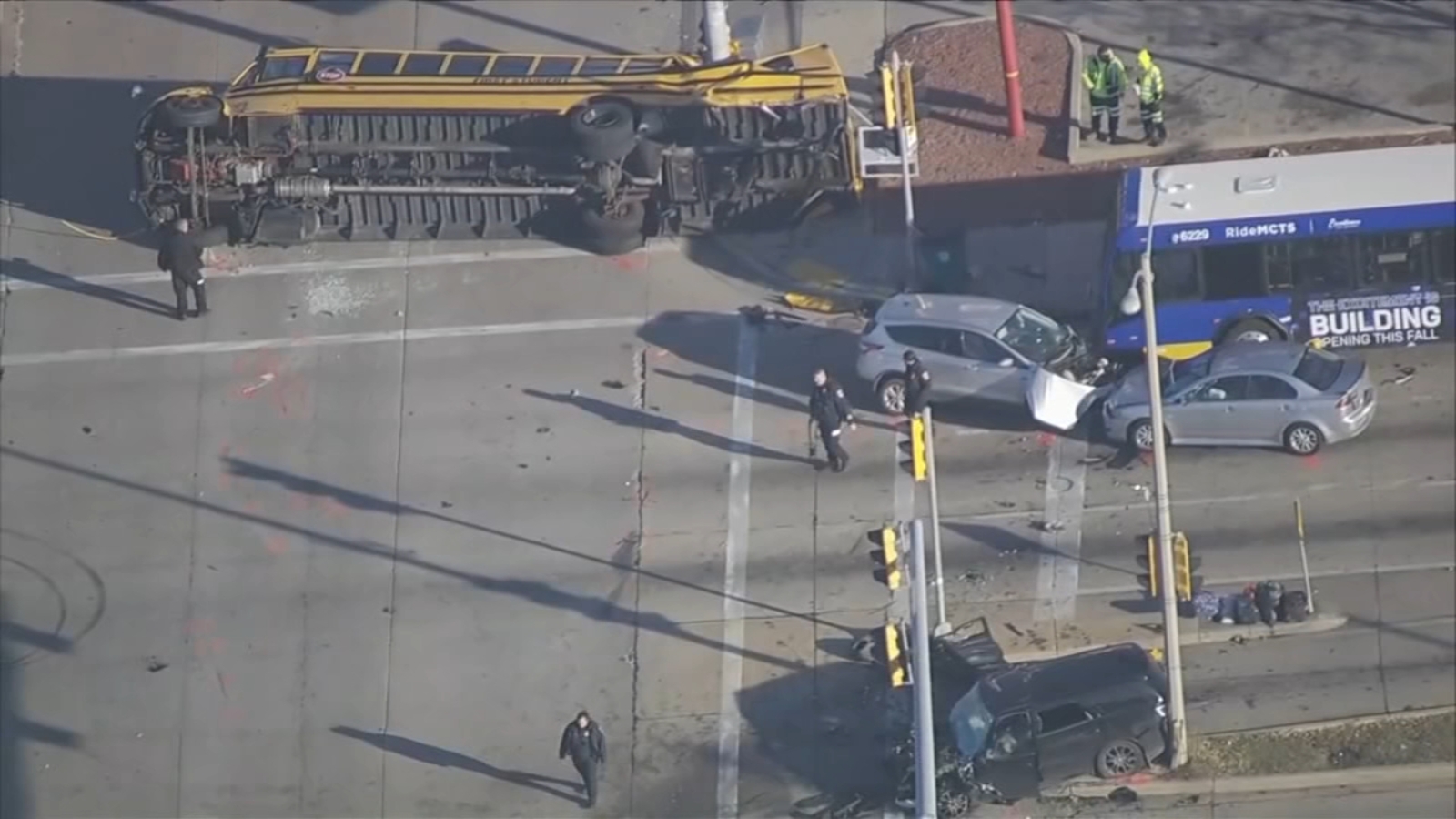Milwaukee school bus crash today: Several vehicles involved in collision near North 76th Street and West Capitol Drive - Vimarsana News