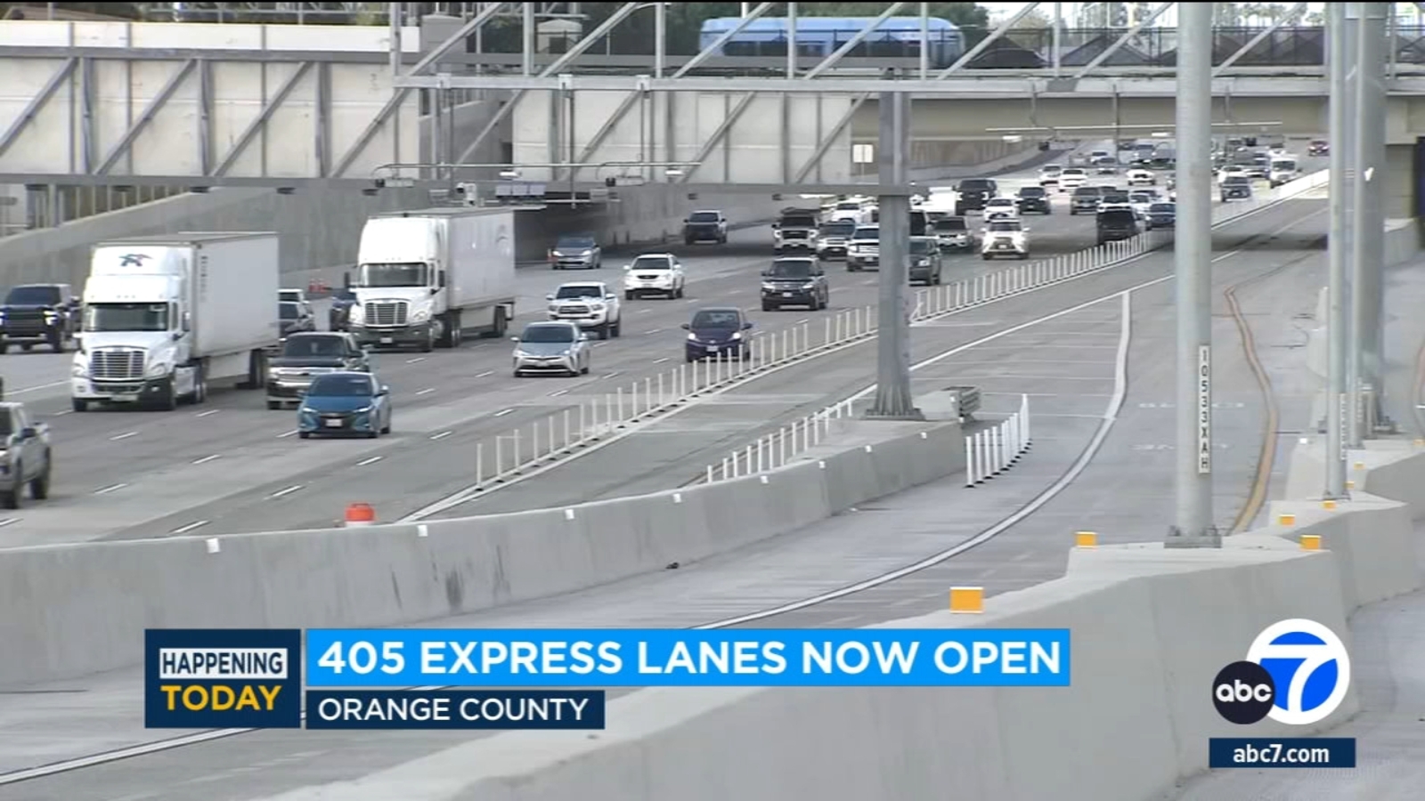 405 Freeway's new express lanes open in Orange County as part of $2.16 billion project - Vimarsana News
