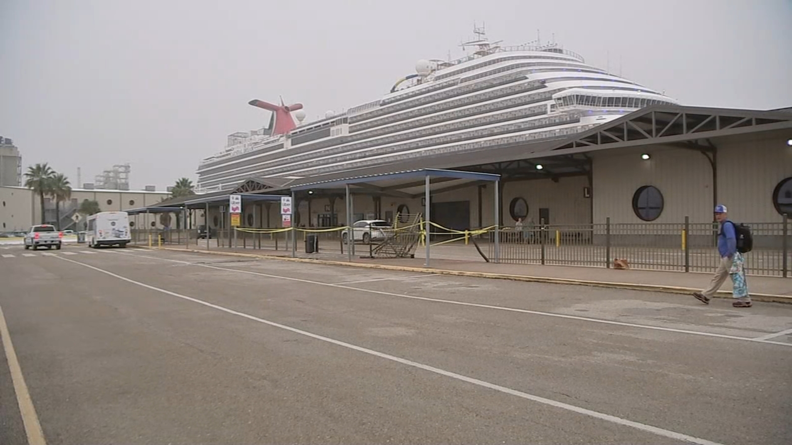 4 people injured after suspected driver crashes at Galveston Cruise