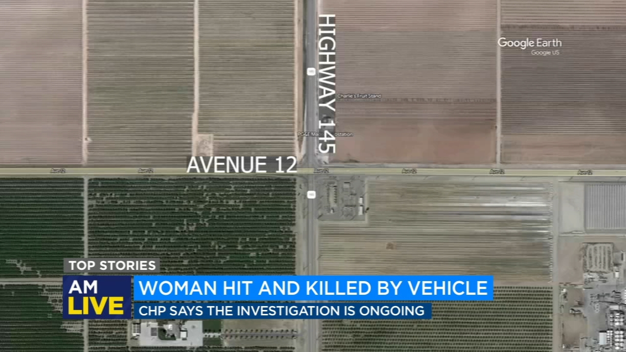 Woman hit and killed by car in Madera County, CHP says