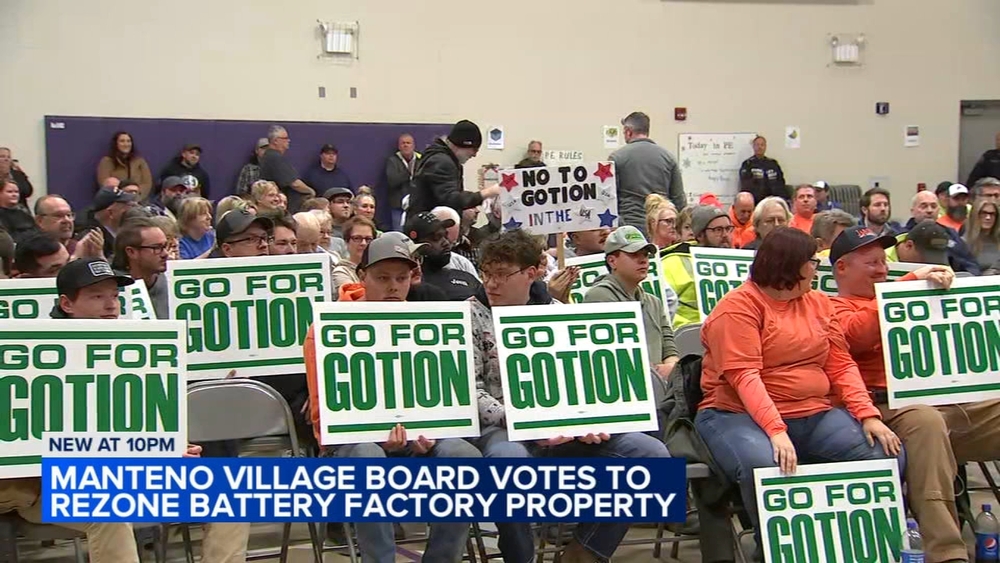 Manteno Village Board votes to rezone property for EV battery factory