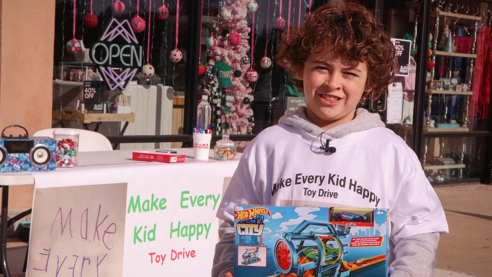3rd-grader wants to 'Make Every Kid Happy' with annual toy drive