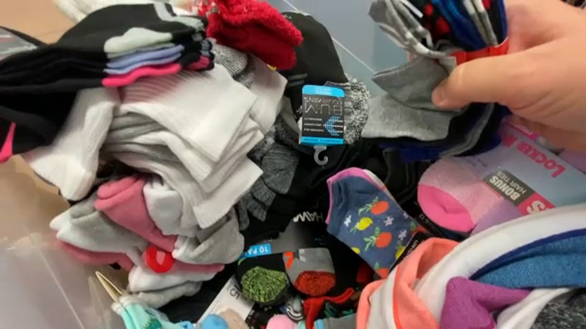 Students hold second annual 'Great Kirk Sock Drive' to support those in need