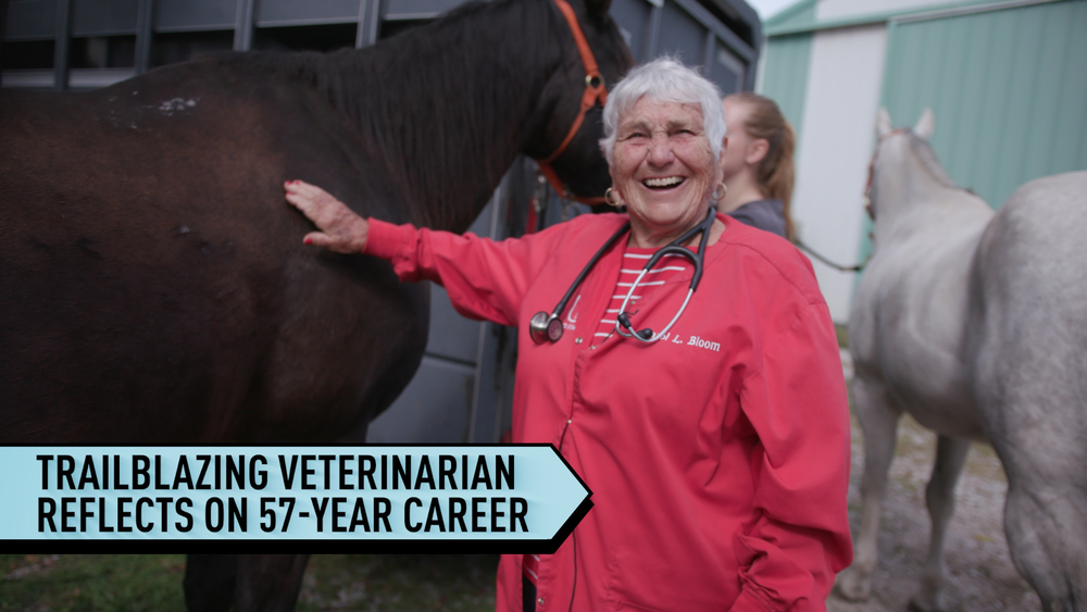 Trailblazing veterinarian reflects on 57-year career