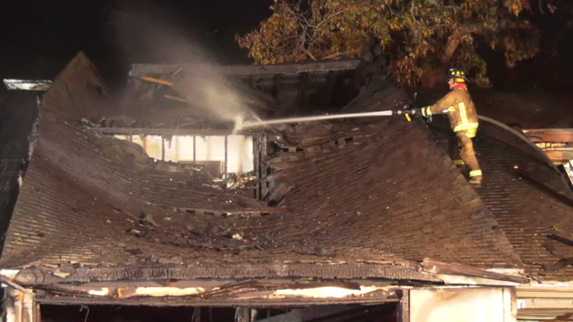 Family dog dies, mom and baby rescued after home ignites: Ponderosa FD