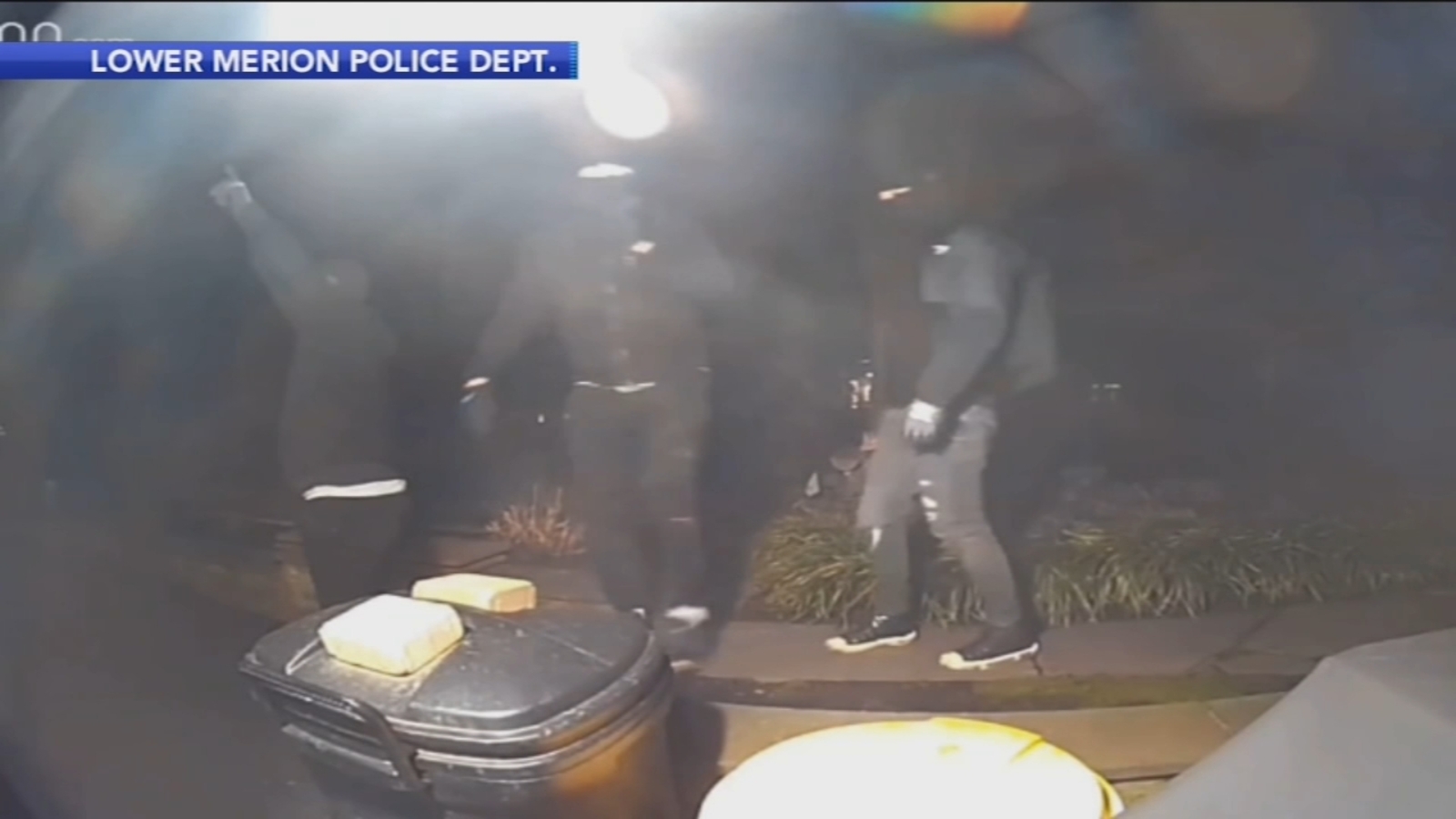 Lower Merion, Pennsylvania police catch home burglary in progress on