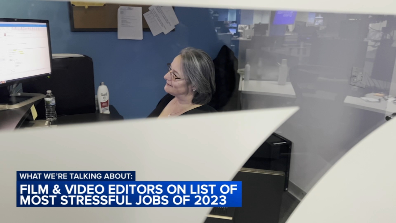 Video editor on list of 'most stressful jobs'