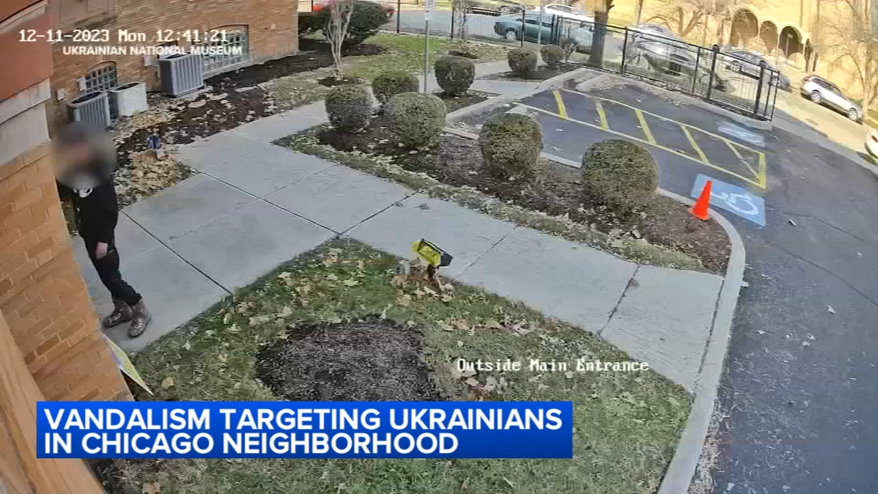 Chicago buildings with Ukrainian ties vandalized with 'Z'