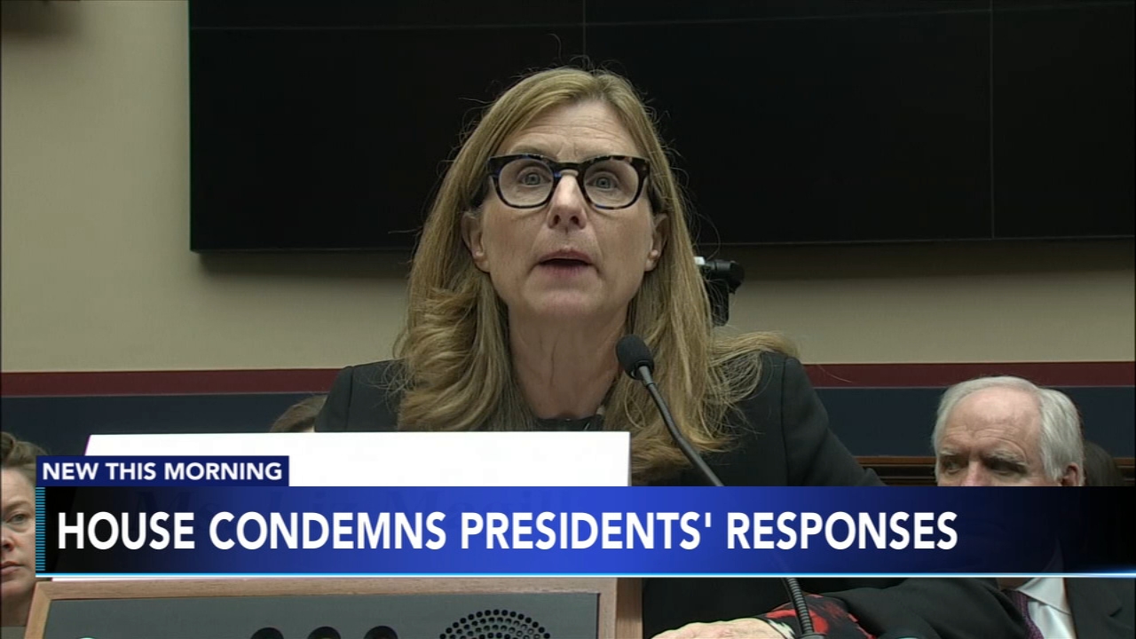 US House passes resolution condemning former Penn president's testimony
