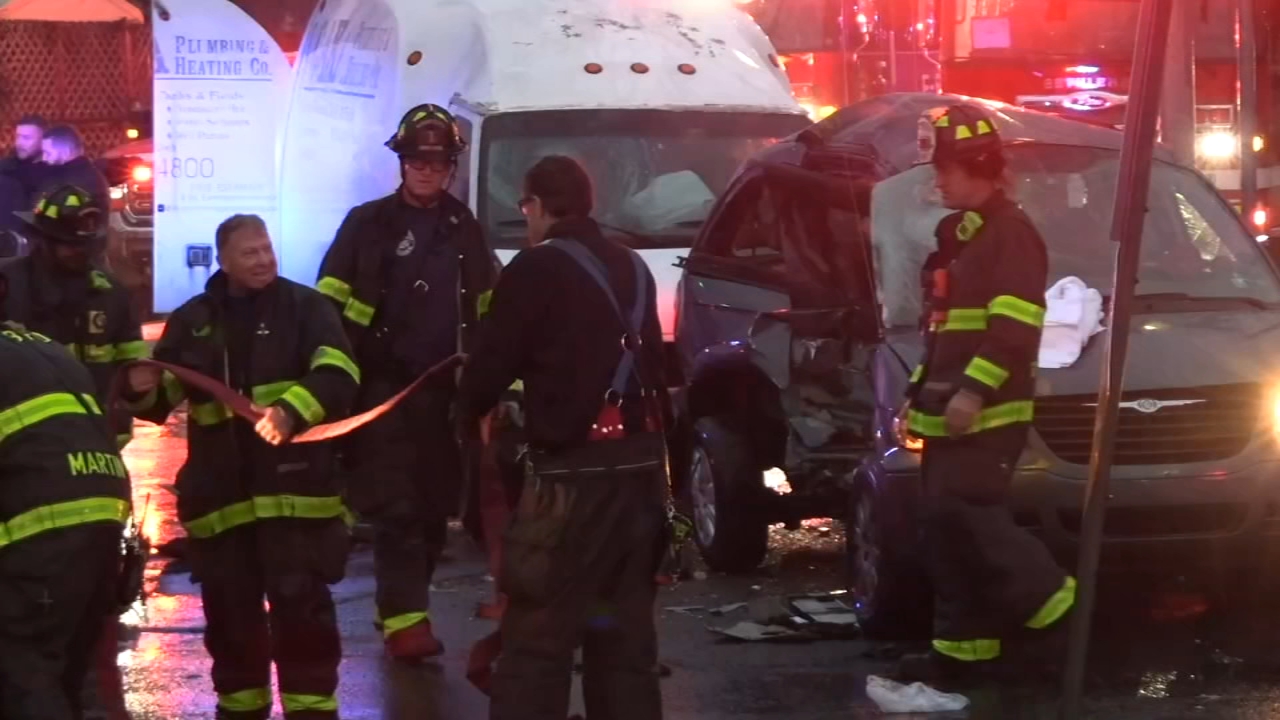 1 killed, 2 others injured after vans crash in Lehigh Valley