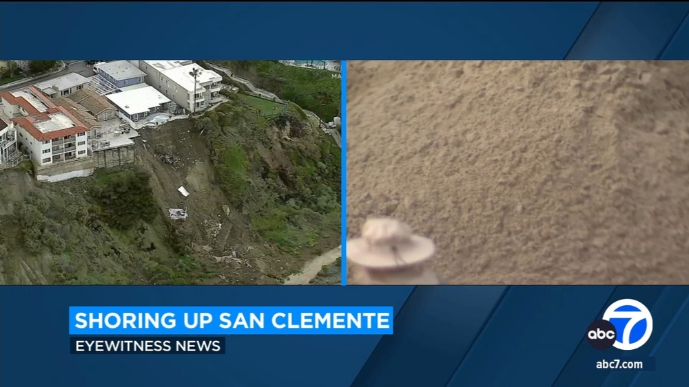 New sand replenishment project underway in San Clemente