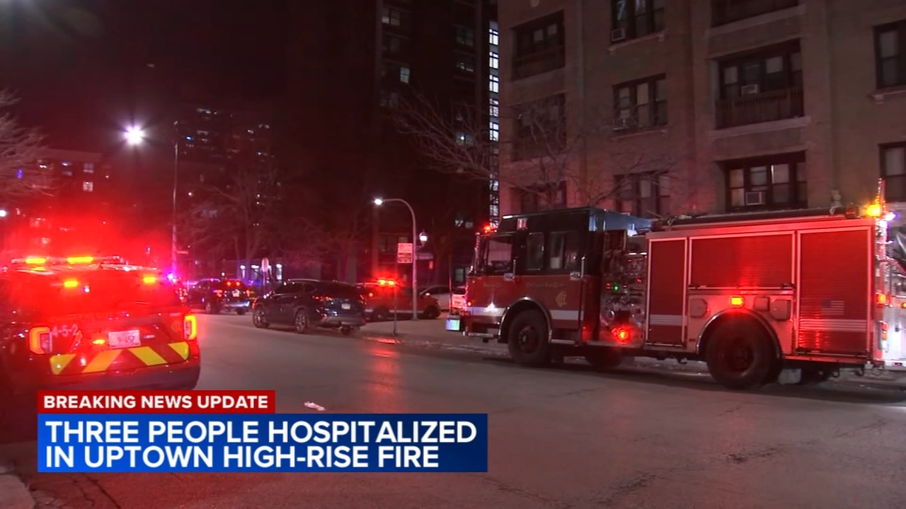 3 injured, 2 critically, in Uptown high-rise fire