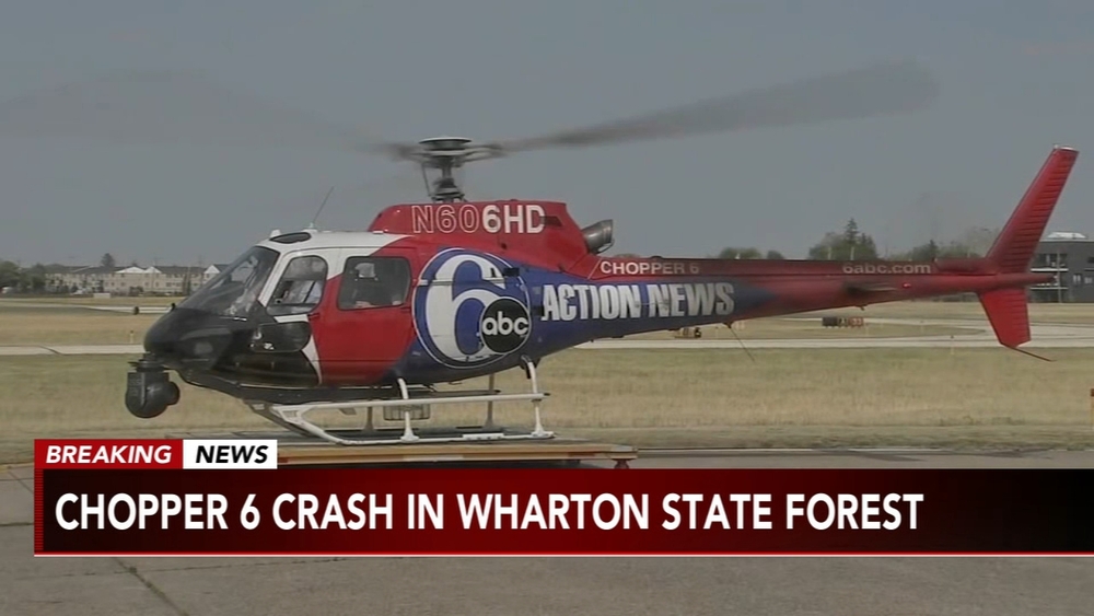 Chopper 6 crash: Pilot, photographer killed after news helicopter crashes in Washington Township, N