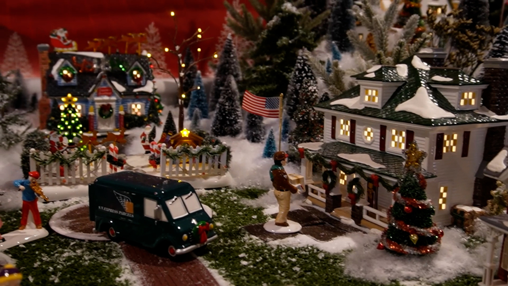 Charming snow village becomes a beloved family tradition
