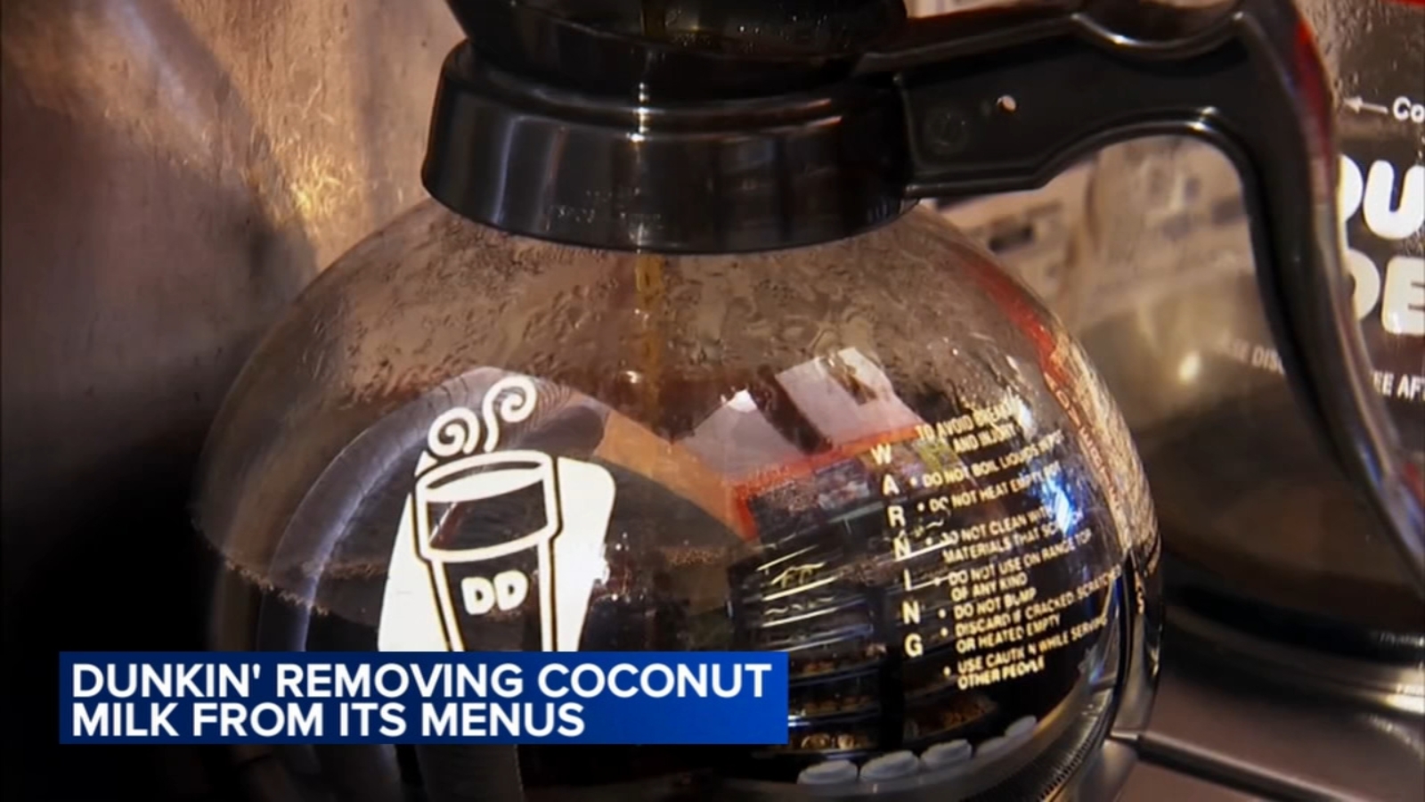Dunkin' announces sudden removal of coconut milk from menu with no