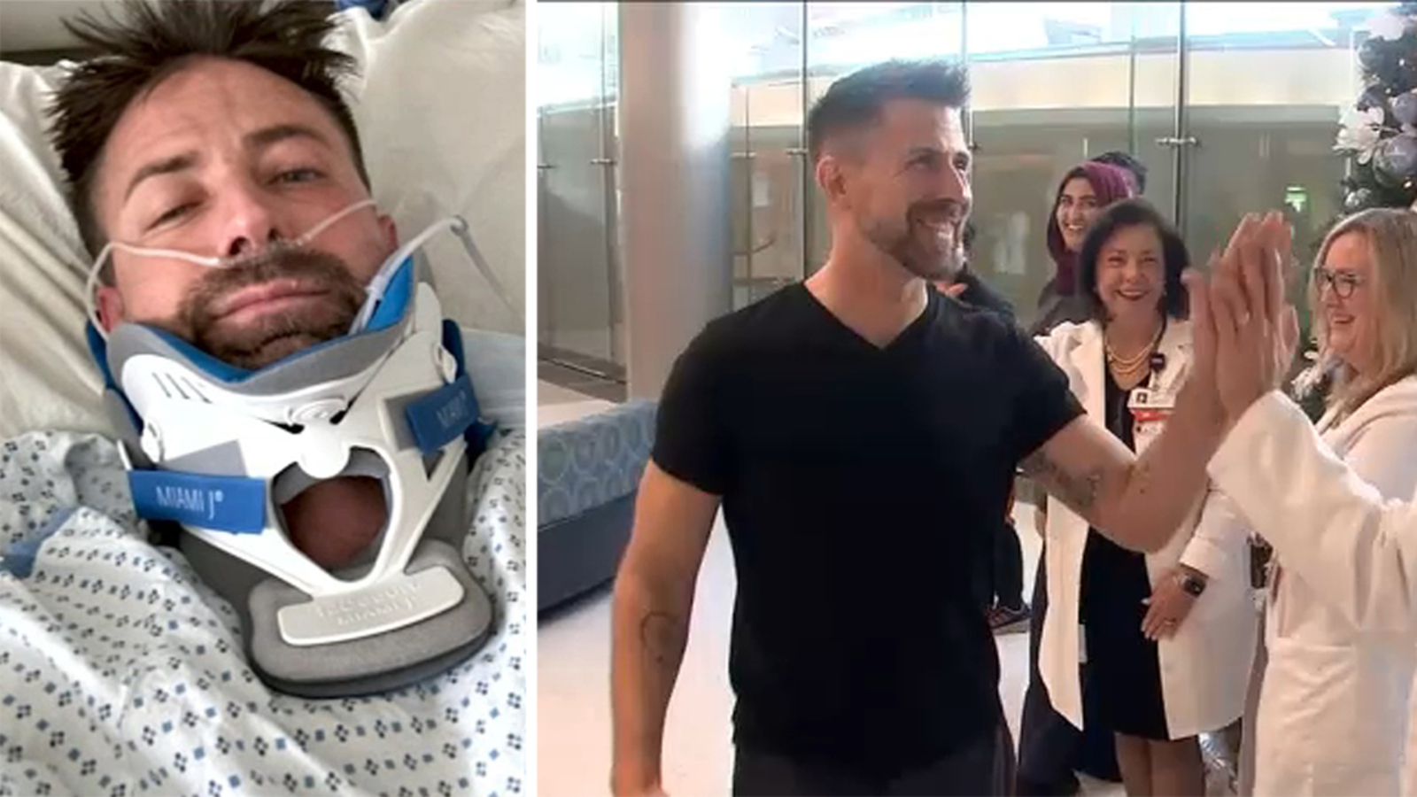 Patient reunites with Westchester Medical Center doctors who fixed his