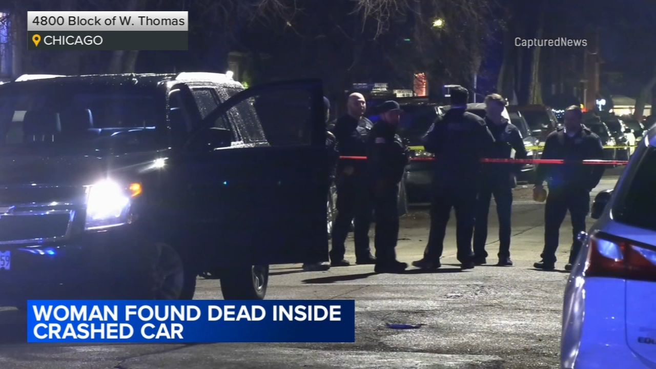 Woman found shot to death inside crashed car in Austin