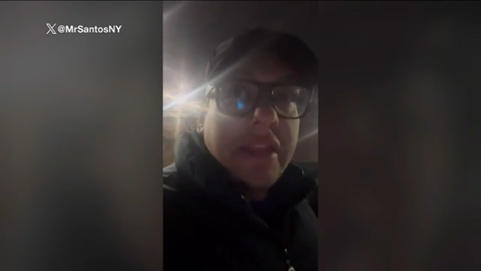 George Santos goes off on Mayor Adams over alleged car break in