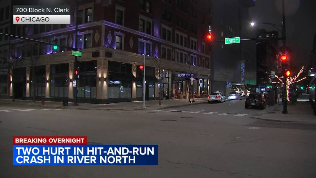 2 injured in River North hit-and-run