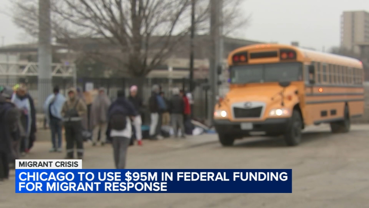 Chicago will use $95M in federal funds for migrant response