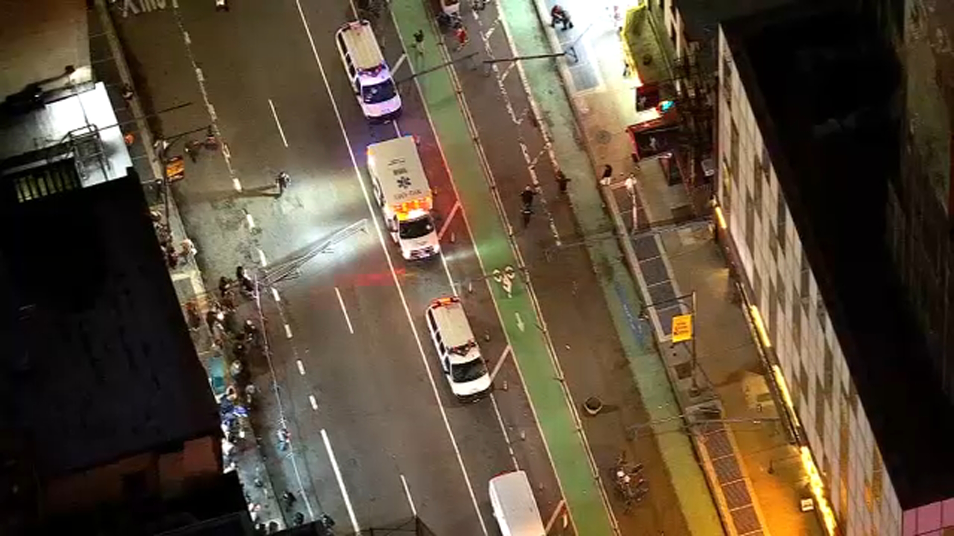 Woman hurt by apparent falling debris from hotel in Midtown: police
