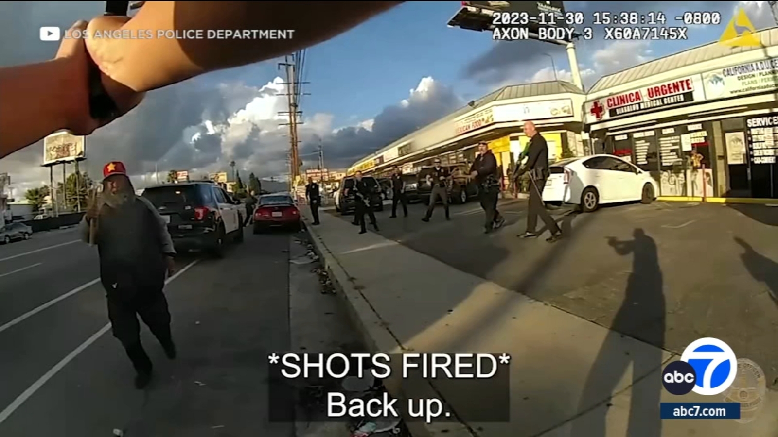 Bodycam video shows police shooting involving hatchetwielding man in