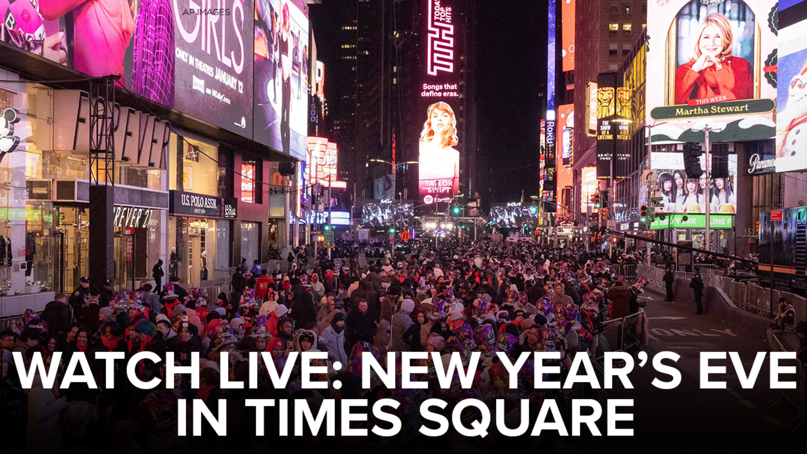 LIVE: Watch 2024 Times Square New Year's Eve ball drop - Vimarsana News