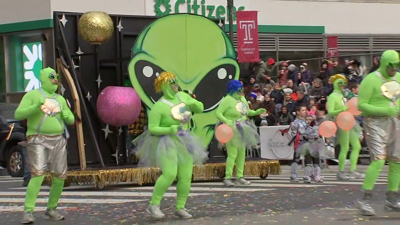 Mummers make annual strut down Broad Street on New Year's Day