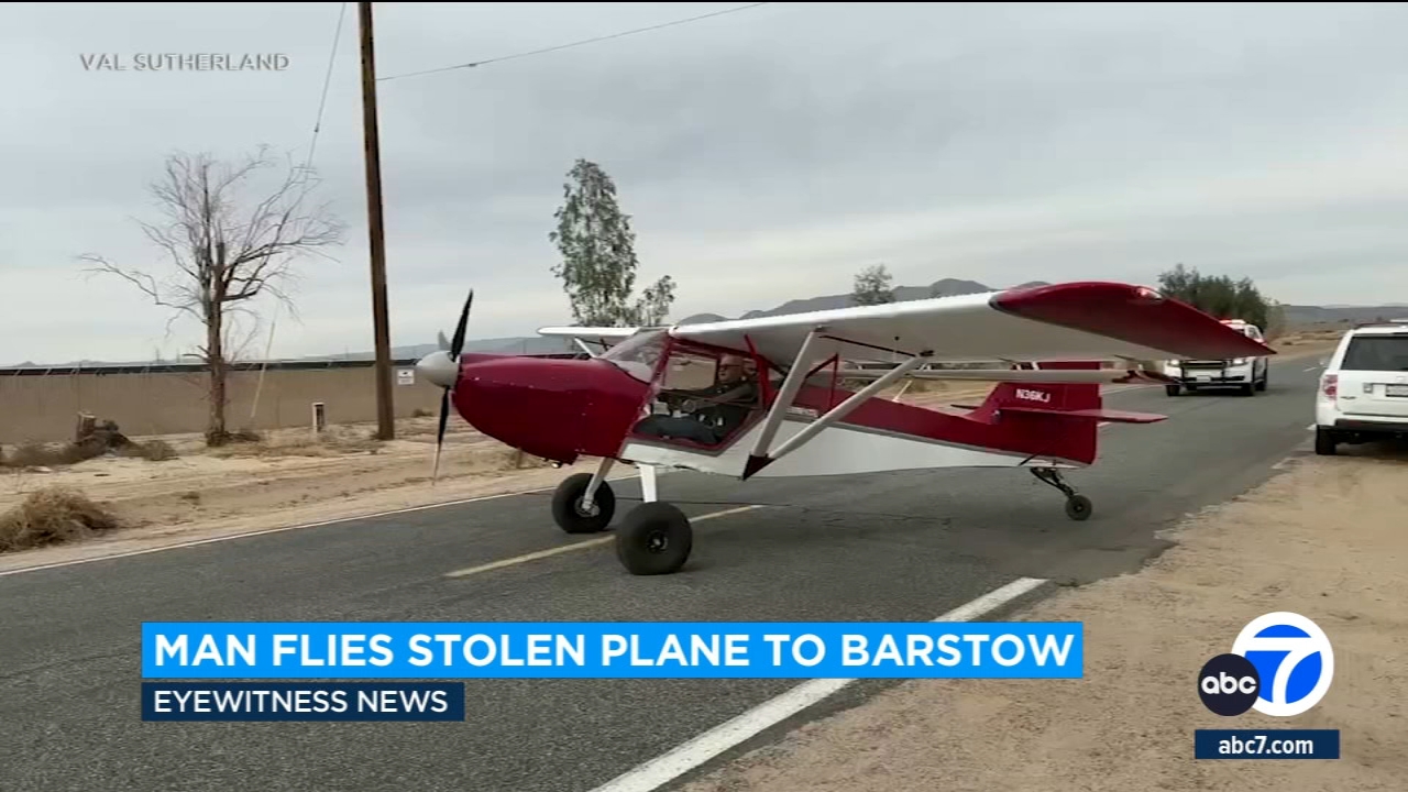 Man arrested for stealing plane in North Las Vegas and flying to SoCal