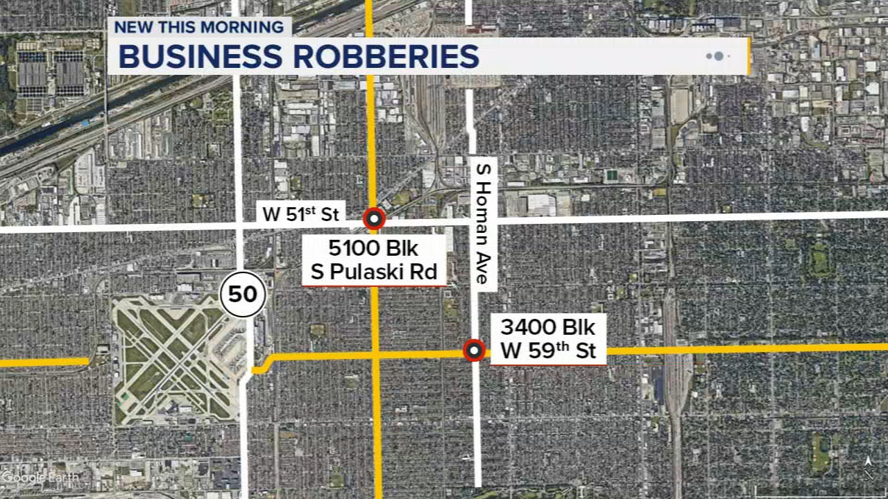 CPD issues alert after SW Side business robberies