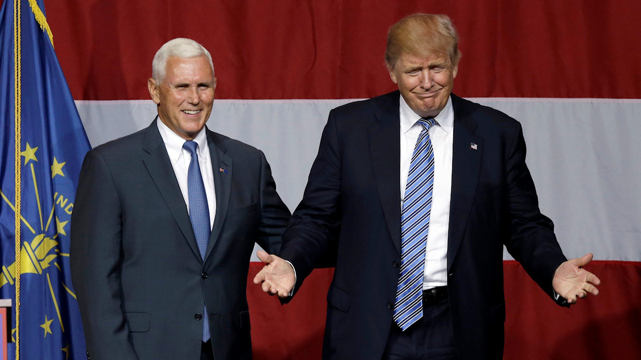 Donald Trump and Mike Pence to hold news conference Saturday