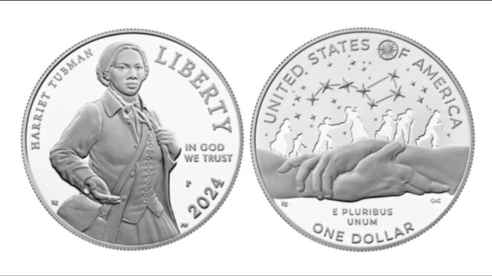 U.S. Mint now selling 3 commemorative coins honoring Harriet Tubman