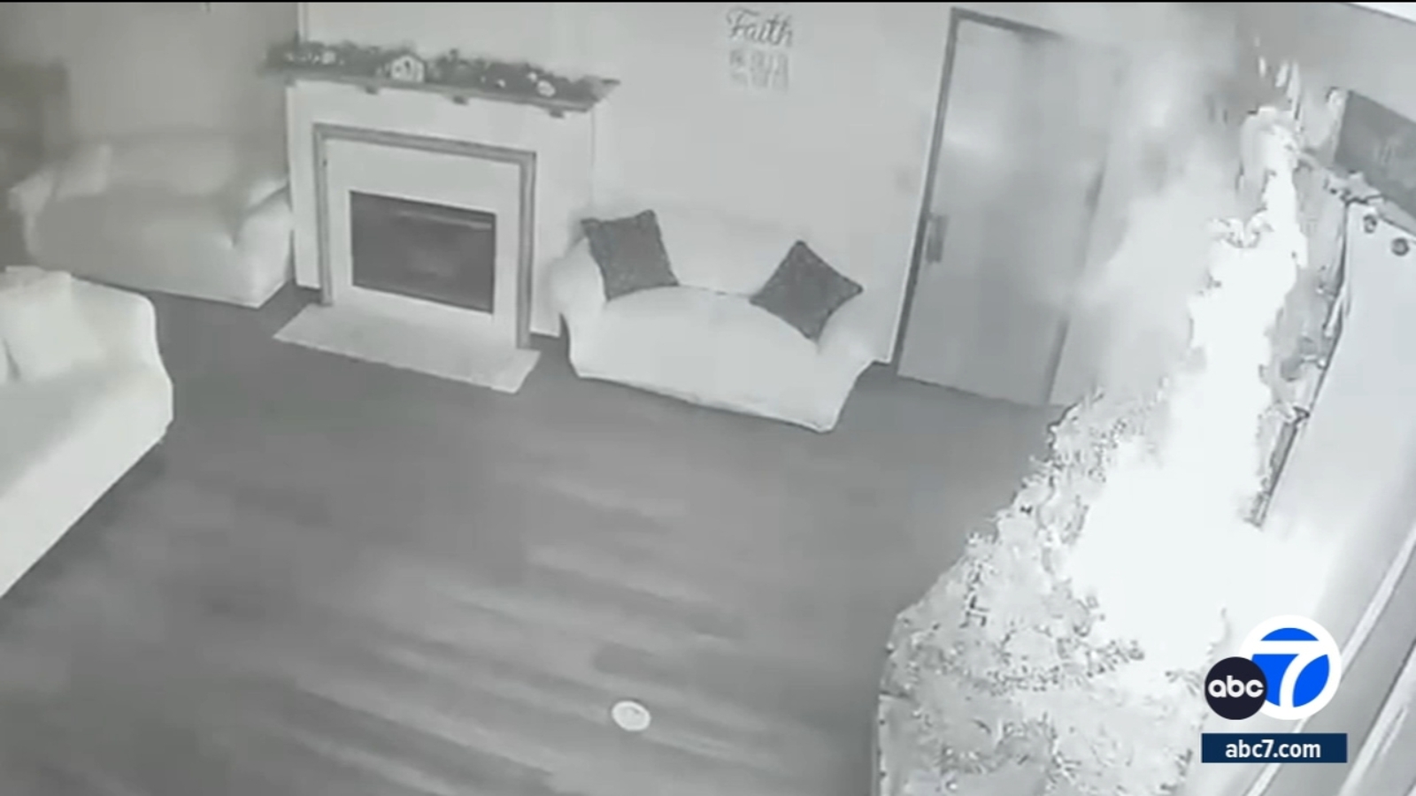 Security video reveals resident set fire at Long Beach Rescue Mission