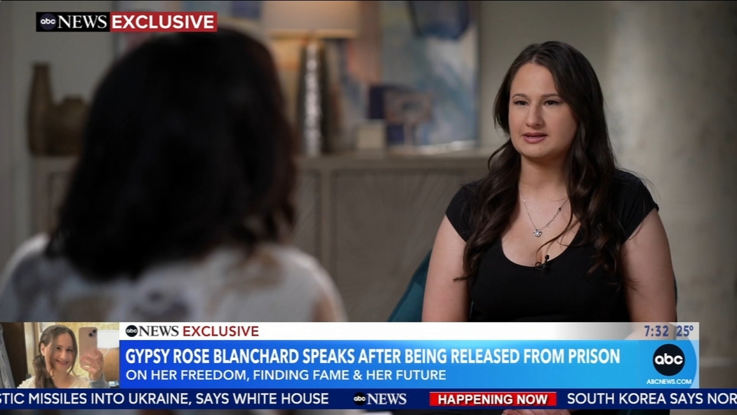 Gypsy Rose Blanchard speaks out on GMA in 1st TV interview after being  released from prison