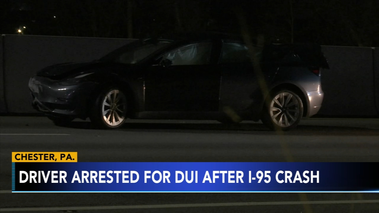 I-95 NB reopened near Commodore Barry Bridge after crash; 1 charged 