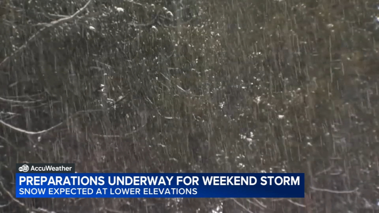 Preparations underway for winter storm, snow expected at low elevations in Central California