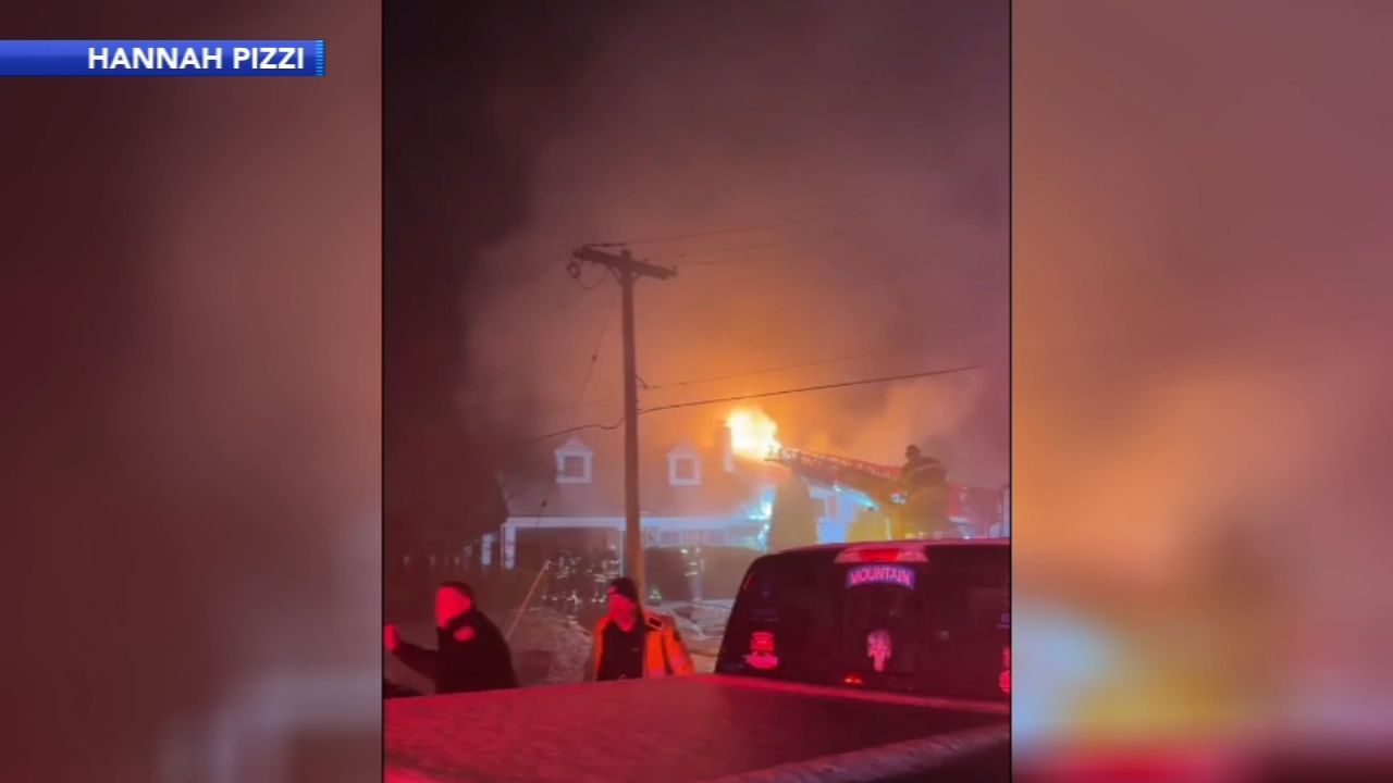 Video shows flames erupting from King of Prussia home
