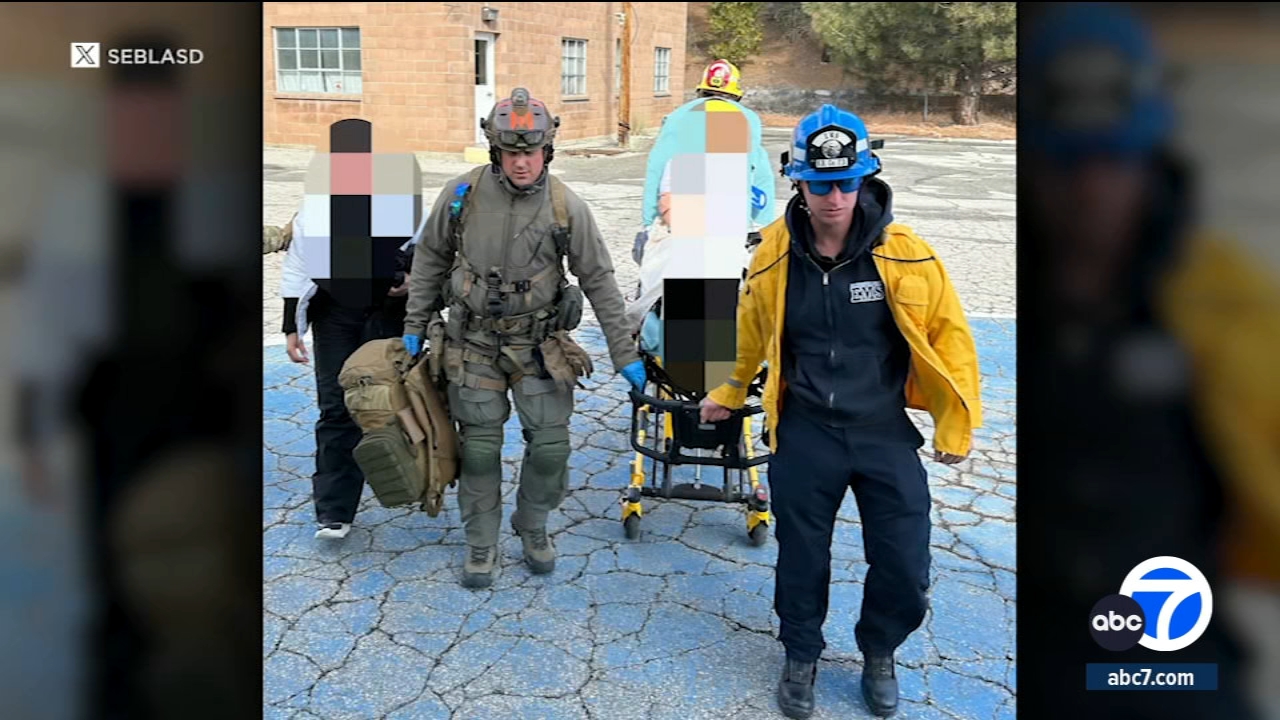 11-year-old rescued after sledding accident in Angeles National Forest