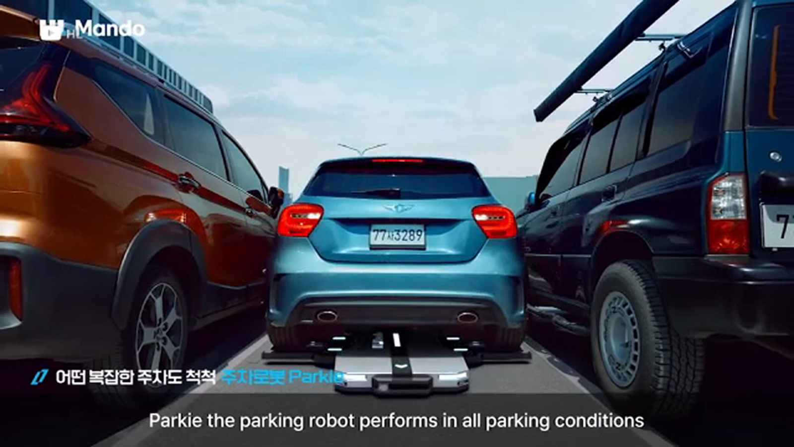 At CES in Las Vegas, South Korean company HL Mando introduces Parkie, robot that can park your car in tight spot - Vimarsana News