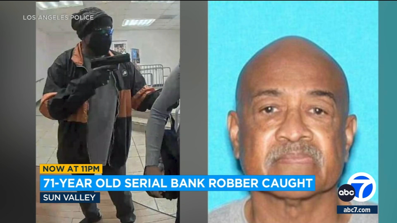 Convicted bank robber arrested in Sun Valley bank robbery, LAPD says