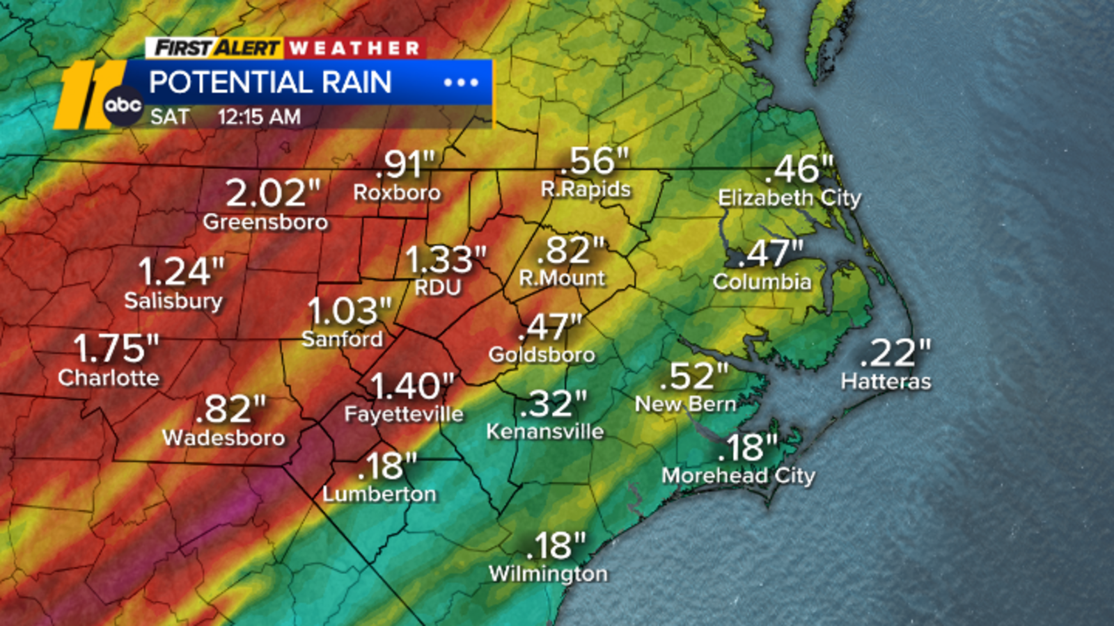 NC Weather | Level 2 & 3 severe weather risk returns on Friday - Vimarsana News
