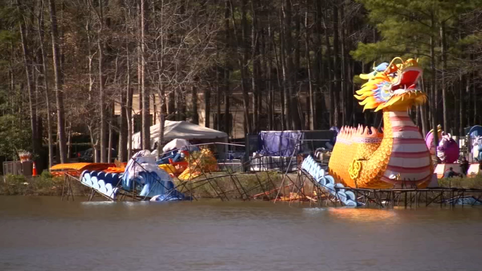 NC storm damage forces Chinese Lantern Festival at Koka Booth Amphitheatre to cancel remaining days - Vimarsana News