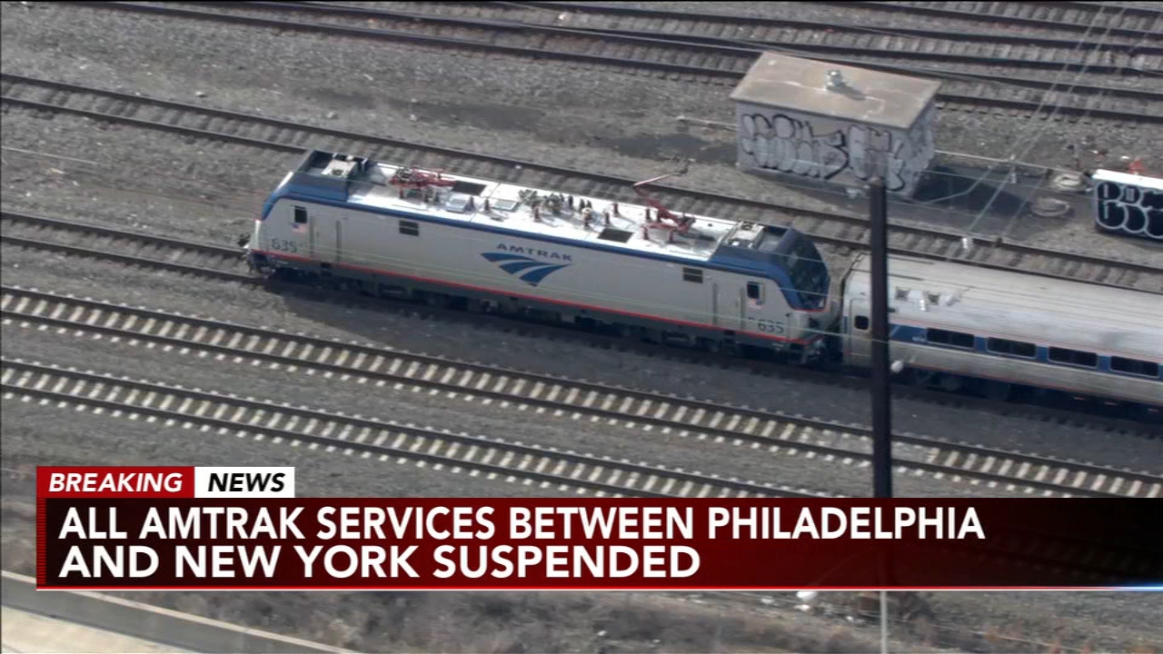 Train services between Philly and NYC suspended due to signal issues