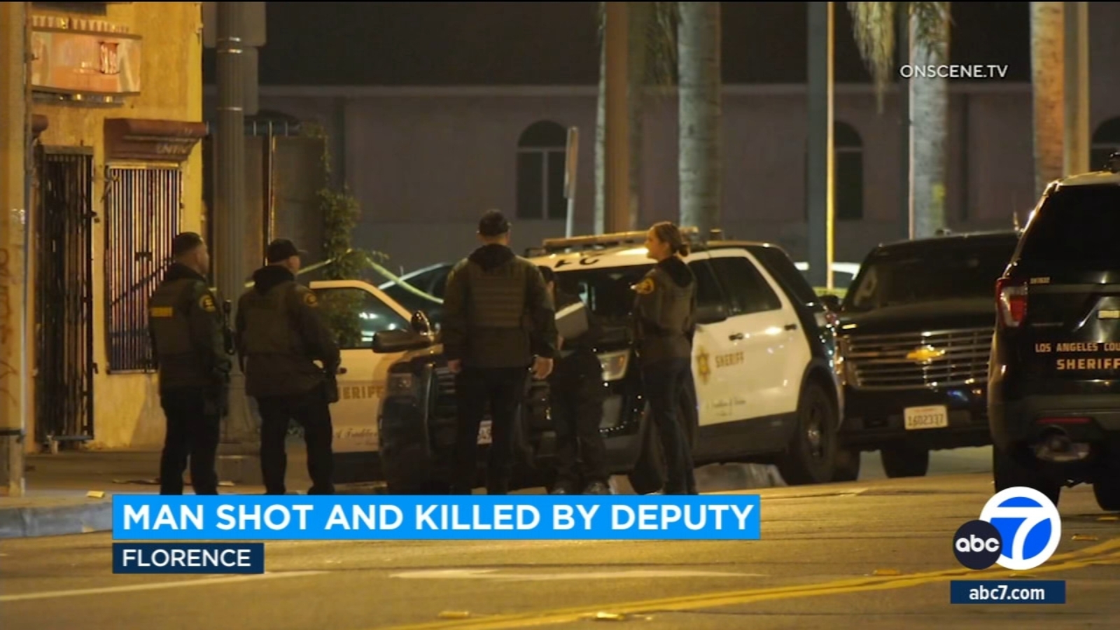 1 dead after deputyinvolved shooting in Florence neighborhood of South