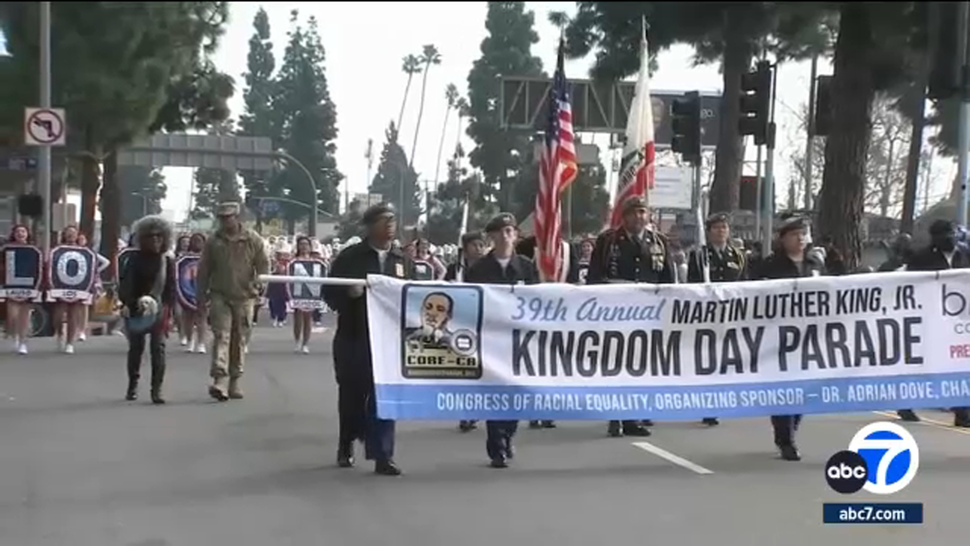 Martin Luther King Jr. Day marked by South LA parade, festival