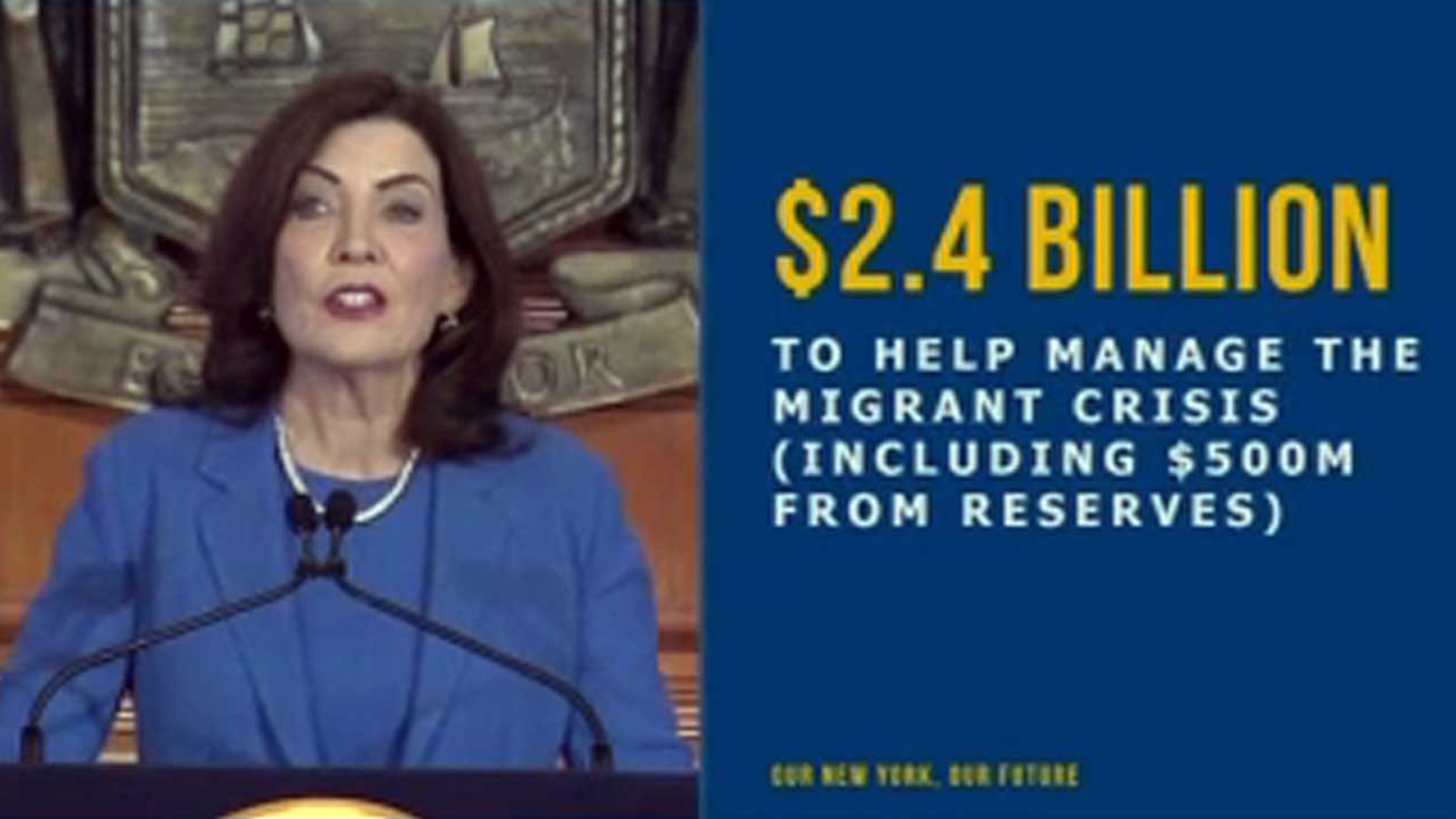 NY Gov. Hochul unveils $233B budget proposal, with nearly $2B for NYC asylum seeker crisis - Vimarsana News