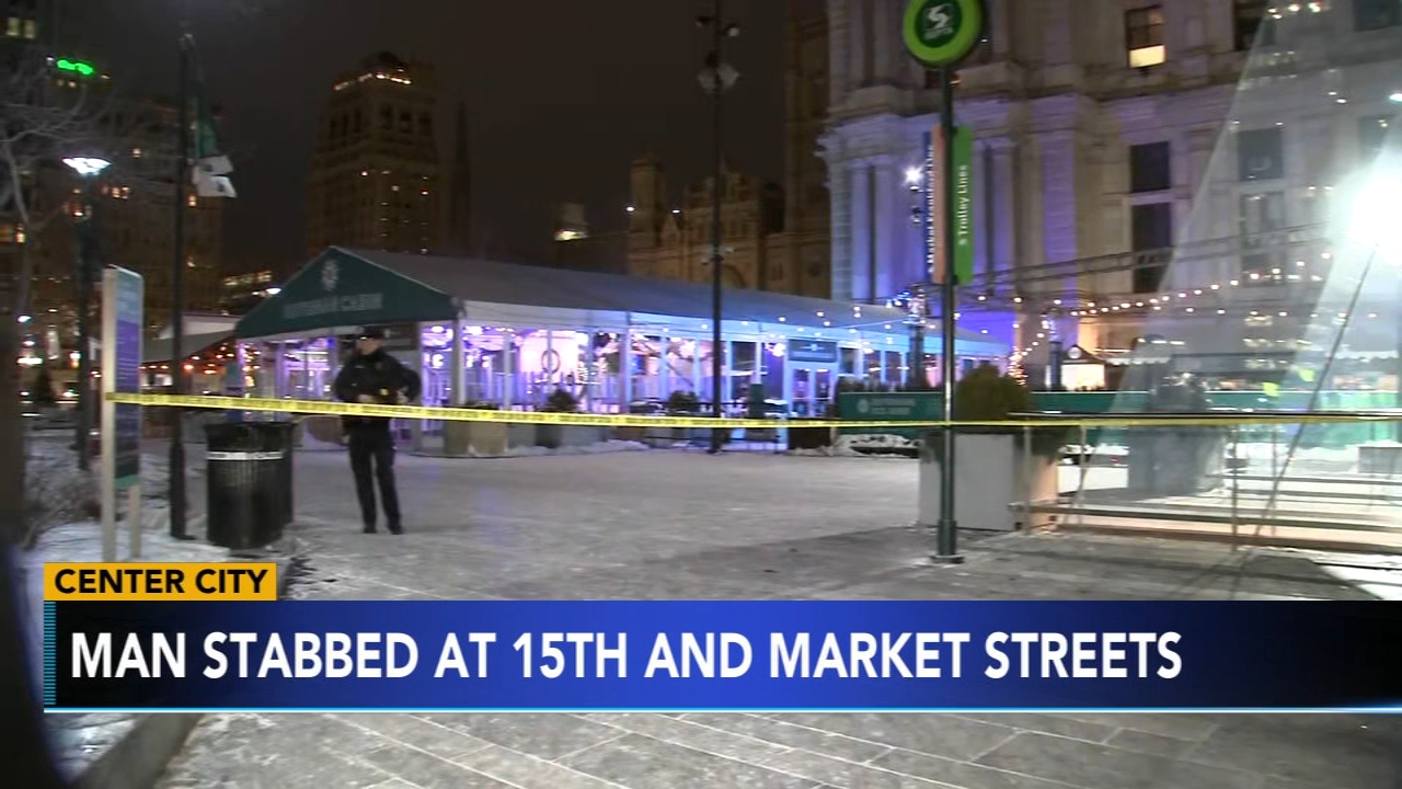 Person of interest in custody after man stabbed in Center City