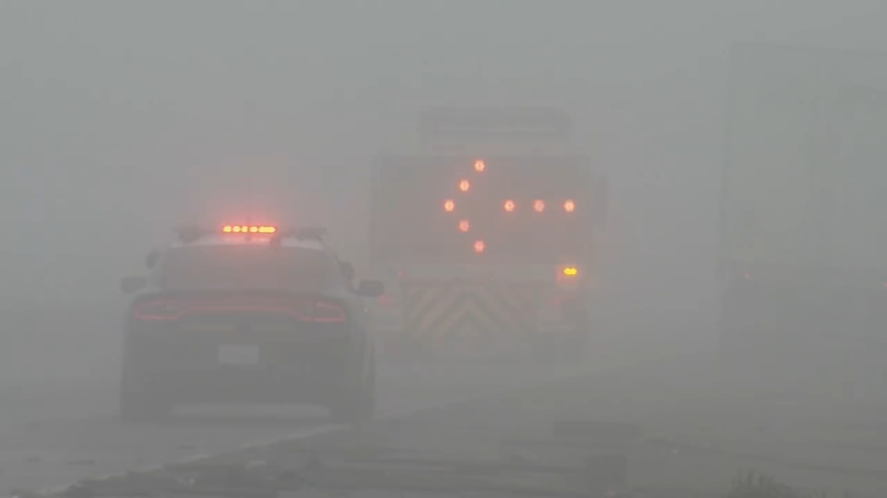Man killed in multi-vehicle crash during foggy morning in Madera County