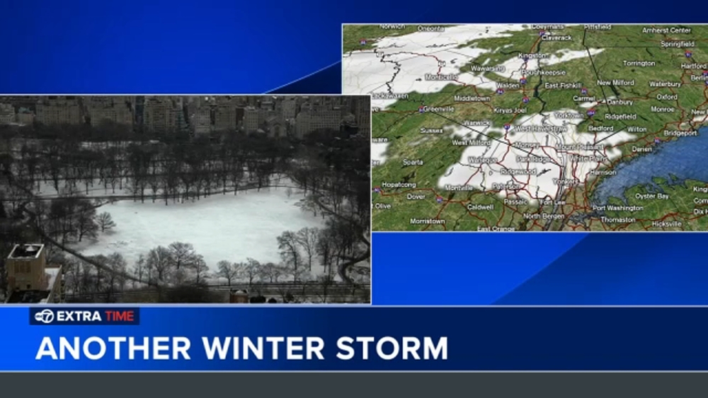 Extra Time: Another winter storm; NYC migrants braving the bitter cold