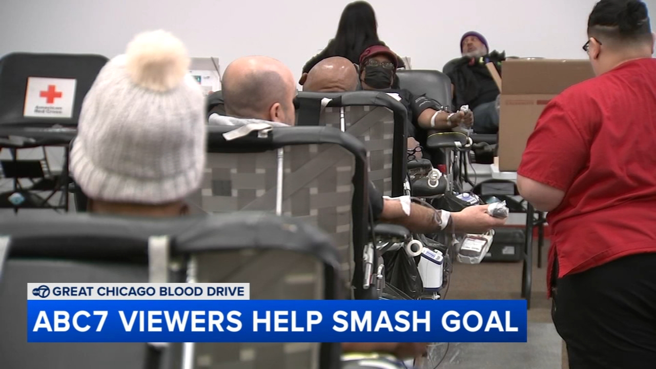 ABC7 Great Chicago Blood Drive adding locations on Jan. 17, 18